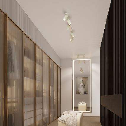 Brilagi - LED spotlámpa CRESTO 2xGU10/10W/230V krémszínű