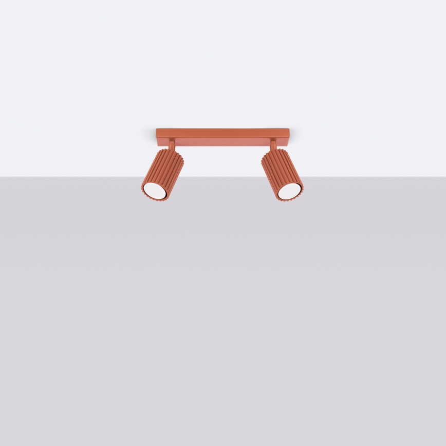 Brilagi - LED spotlámpa CRESTO 2xGU10/10W/230V piros