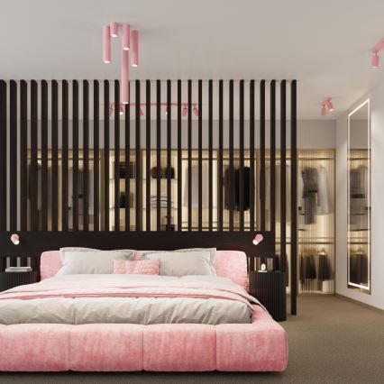 Brilagi - LED spotlámpa CRESTO 2xGU10/10W/230V rózsaszín