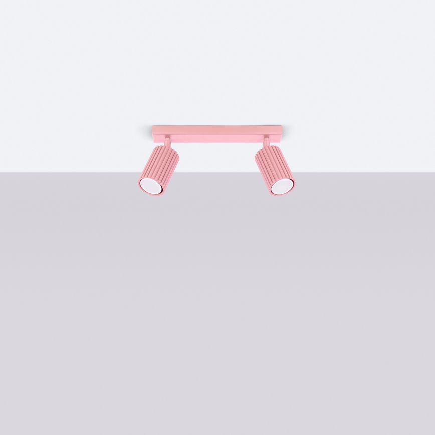Brilagi - LED spotlámpa CRESTO 2xGU10/10W/230V rózsaszín