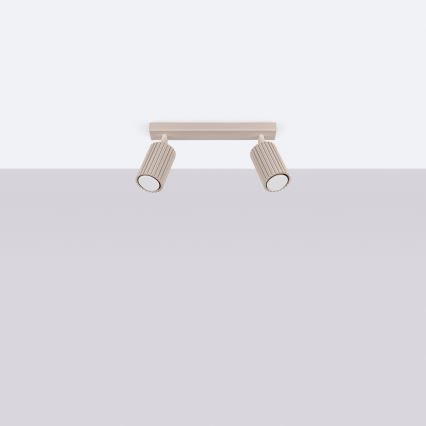 Brilagi - LED spotlámpa CRESTO 2xGU10/10W/230V taupe