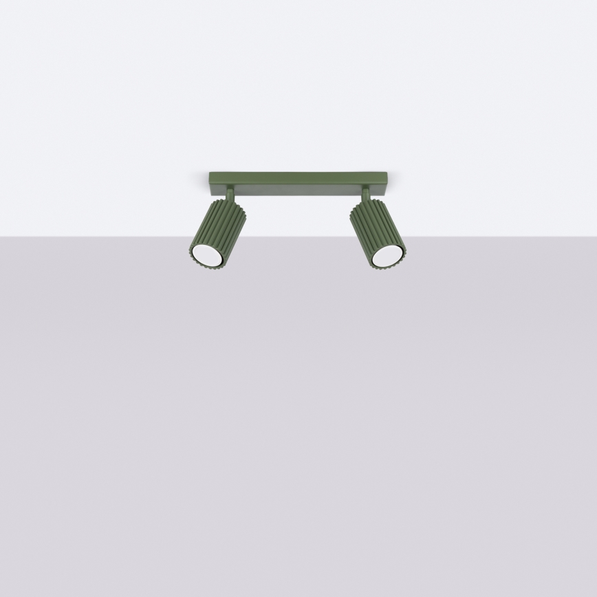 Brilagi - LED spotlámpa CRESTO 2xGU10/10W/230V zöld