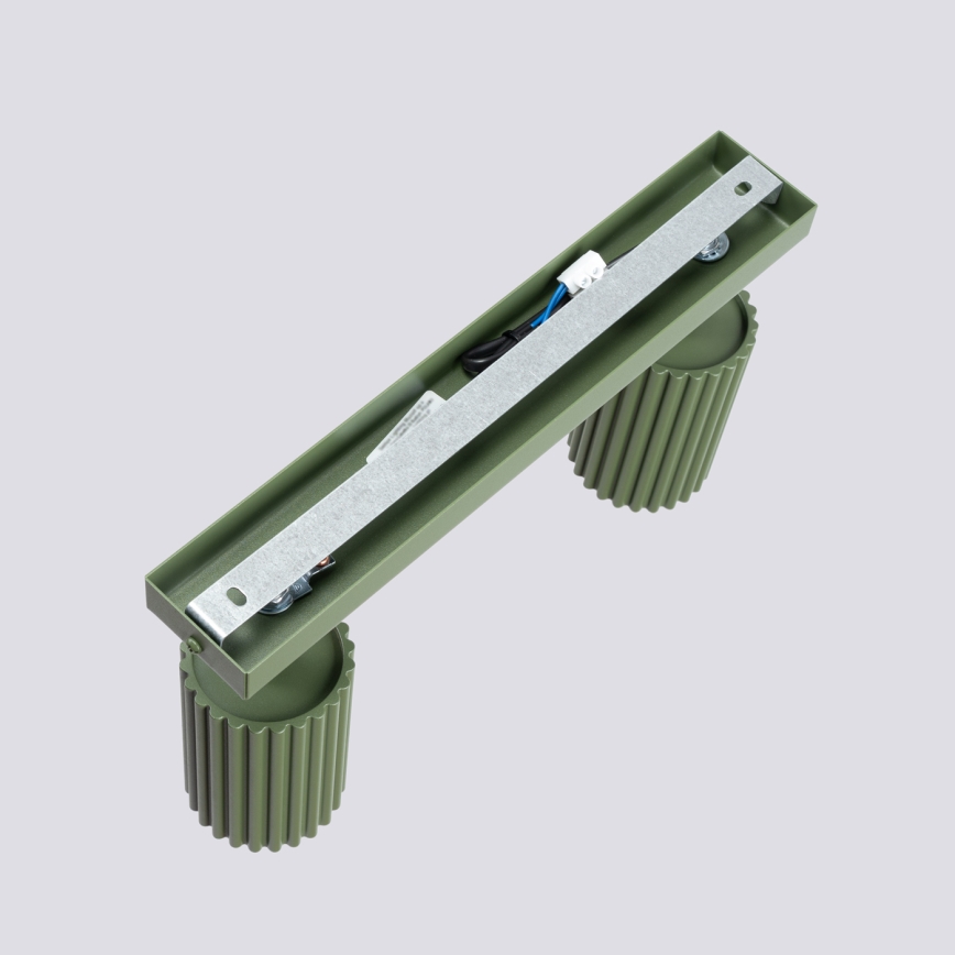 Brilagi - LED spotlámpa CRESTO 2xGU10/10W/230V zöld