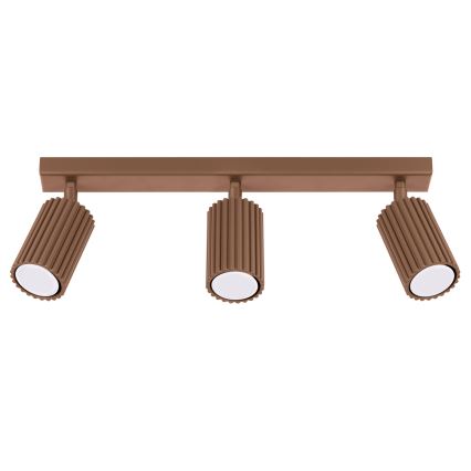 Brilagi - LED spotlámpa CRESTO 3xGU10/10W/230V barna