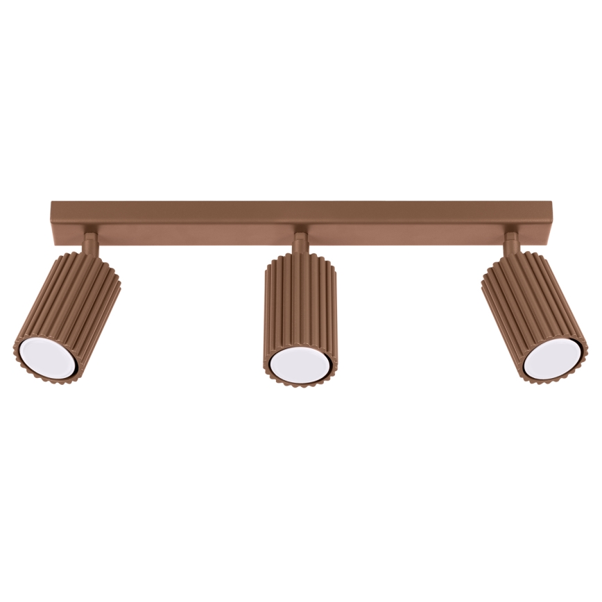 Brilagi - LED spotlámpa CRESTO 3xGU10/10W/230V barna