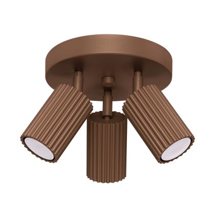 Brilagi - LED spotlámpa CRESTO 3xGU10/10W/230V barna