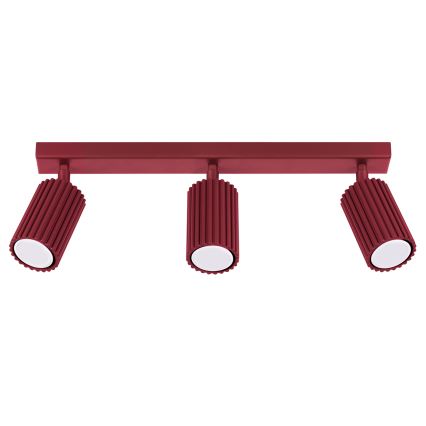 Brilagi - LED spotlámpa CRESTO 3xGU10/10W/230V bordó