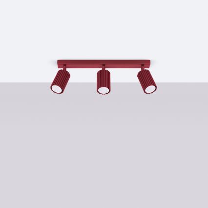 Brilagi - LED spotlámpa CRESTO 3xGU10/10W/230V bordó
