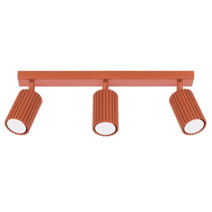 Brilagi - LED spotlámpa CRESTO 3xGU10/10W/230V piros