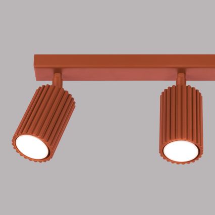 Brilagi - LED spotlámpa CRESTO 3xGU10/10W/230V piros