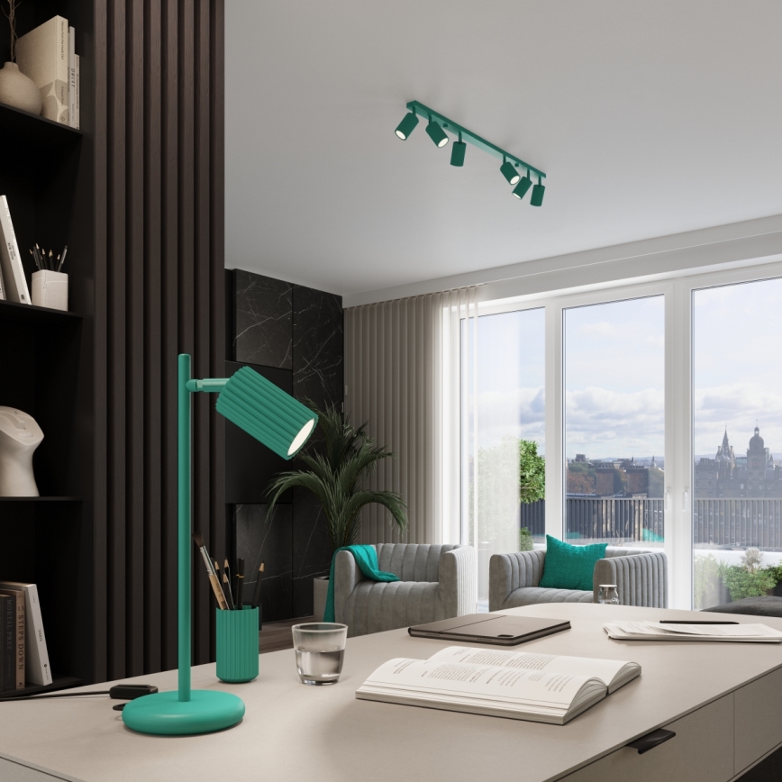 Brilagi - LED spotlámpa CRESTO 3xGU10/10W/230V türkiz