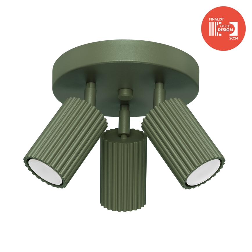 Brilagi - LED spotlámpa CRESTO 3xGU10/10W/230V zöld
