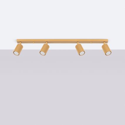 Brilagi - LED spotlámpa CRESTO 4xGU10/10W/230V arany