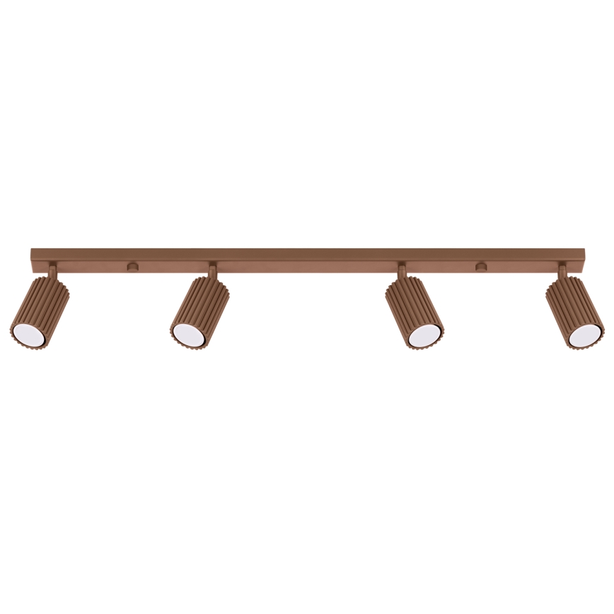 Brilagi - LED spotlámpa CRESTO 4xGU10/10W/230V barna