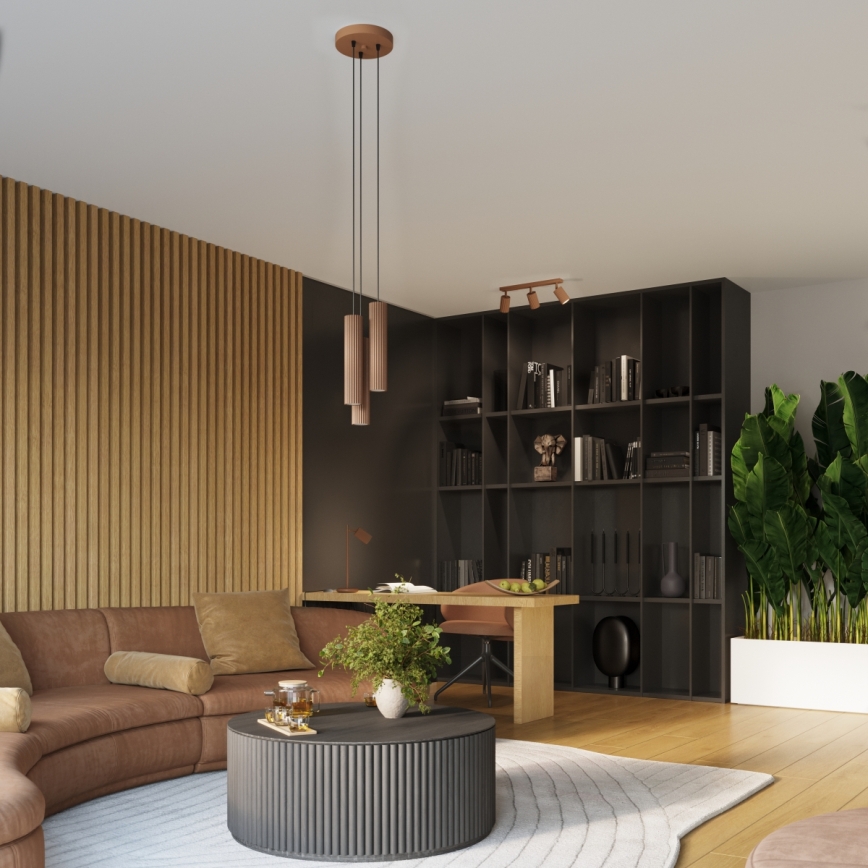 Brilagi - LED spotlámpa CRESTO 4xGU10/10W/230V barna