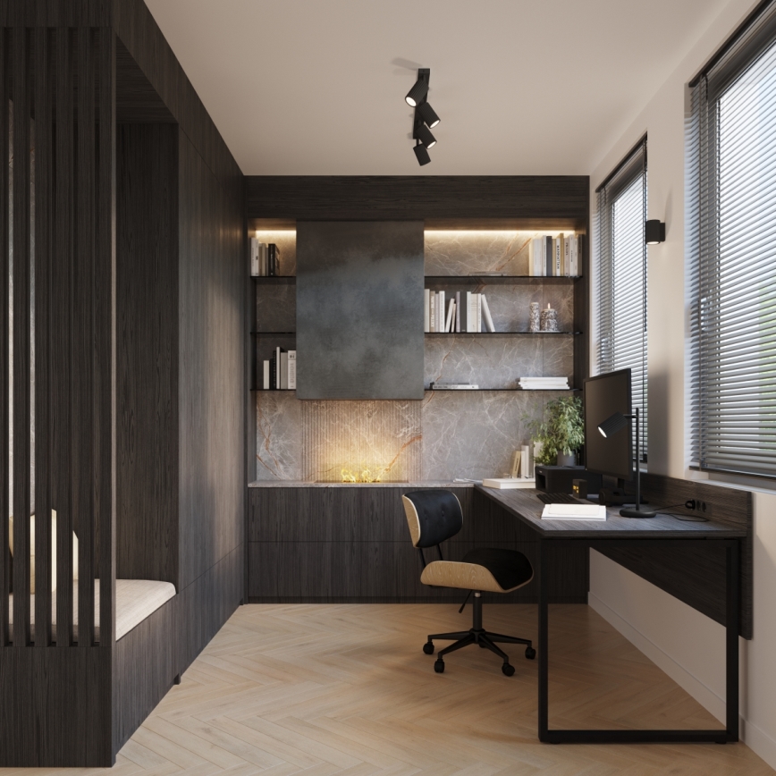 Brilagi - LED spotlámpa CRESTO 4xGU10/10W/230V fekete