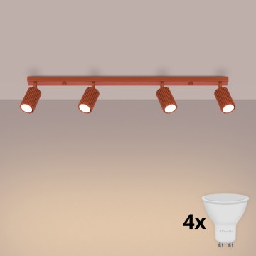 BRILAGI - LED spotlámpa CRESTO 4xGU10/10W/230V narancssárga