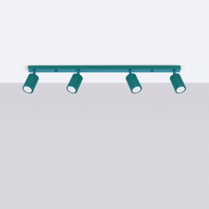 Brilagi - LED spotlámpa CRESTO 4xGU10/10W/230V türkiz