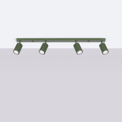 Brilagi - LED spotlámpa CRESTO 4xGU10/10W/230V zöld