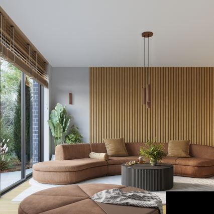 Brilagi - LED spotlámpa CRESTO 6xGU10/10W/230V barna