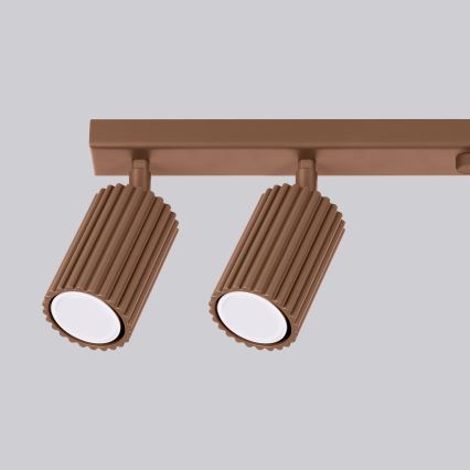 Brilagi - LED spotlámpa CRESTO 6xGU10/10W/230V barna