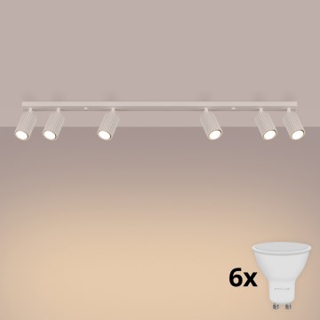 Brilagi - LED spotlámpa CRESTO 6xGU10/10W/230V krémszínű