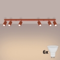 BRILAGI - LED spotlámpa CRESTO 6xGU10/10W/230V narancssárga