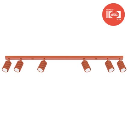 Brilagi - LED spotlámpa CRESTO 6xGU10/10W/230V piros