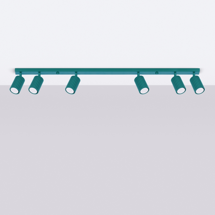 Brilagi - LED spotlámpa CRESTO 6xGU10/10W/230V türkiz