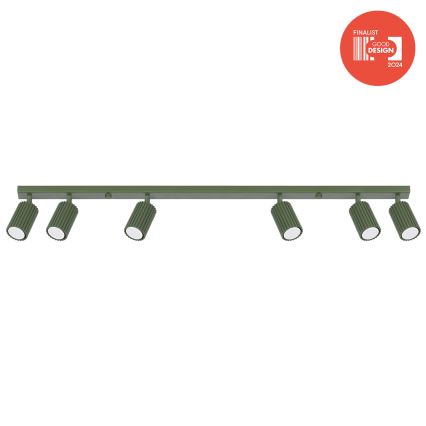 Brilagi - LED spotlámpa CRESTO 6xGU10/10W/230V zöld