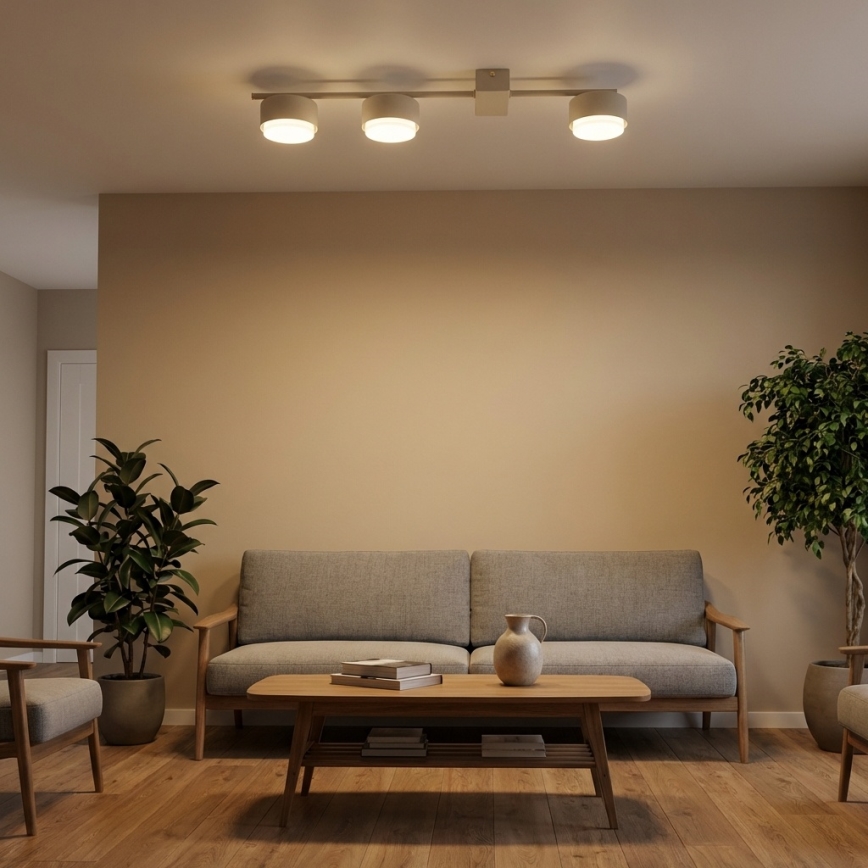 Brilagi - LED spotlámpa MONO 3xGX53/30W/230V bézs
