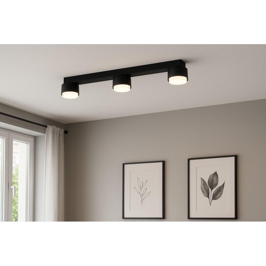 Brilagi - LED spotlámpa MONO 3xGX53/30W/230V fekete