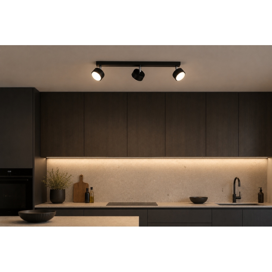 Brilagi - LED spotlámpa MONO 3xGX53/30W/230V fekete