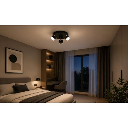 Brilagi - LED spotlámpa MONO 3xGX53/30W/230V fekete