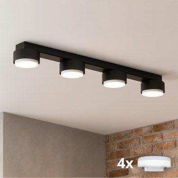 Brilagi - LED spotlámpa MONO 4xGX53/13W/230V fekete