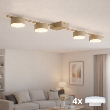 Brilagi - LED spotlámpa MONO 4xGX53/30W/230V bézs