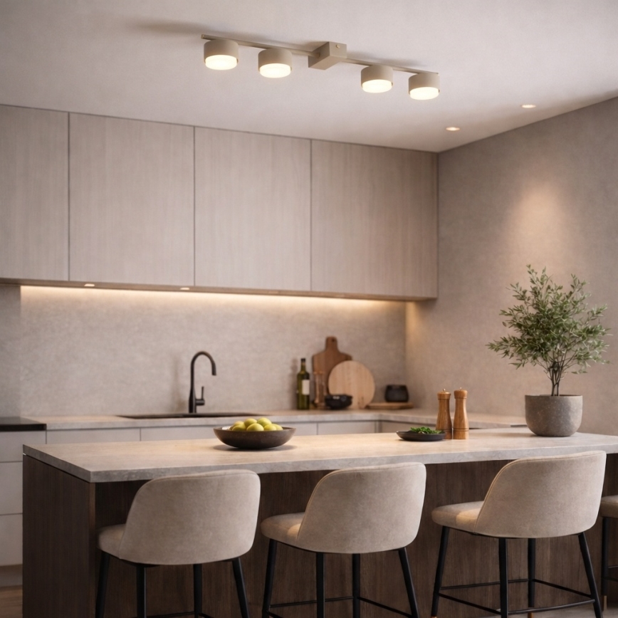 Brilagi - LED spotlámpa MONO 4xGX53/30W/230V bézs
