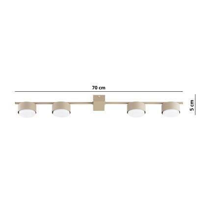 Brilagi - LED spotlámpa MONO 4xGX53/30W/230V bézs
