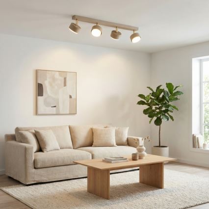 Brilagi - LED spotlámpa MONO 4xGX53/30W/230V bézs