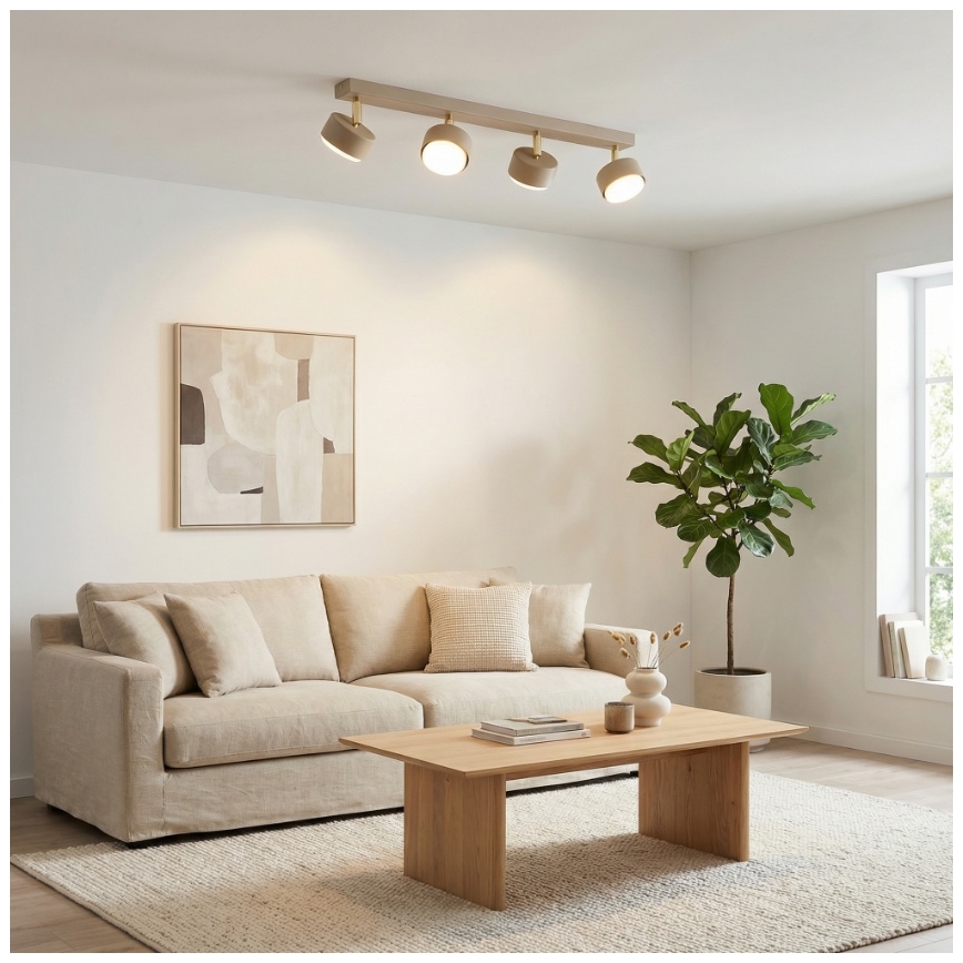 Brilagi - LED spotlámpa MONO 4xGX53/30W/230V bézs