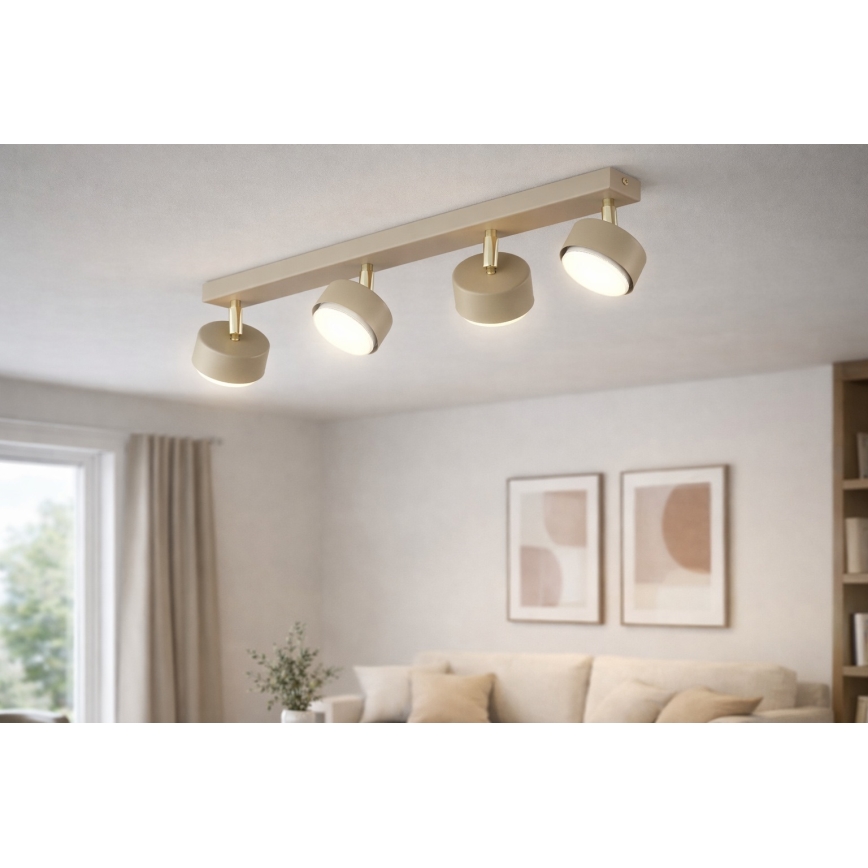 Brilagi - LED spotlámpa MONO 4xGX53/30W/230V bézs