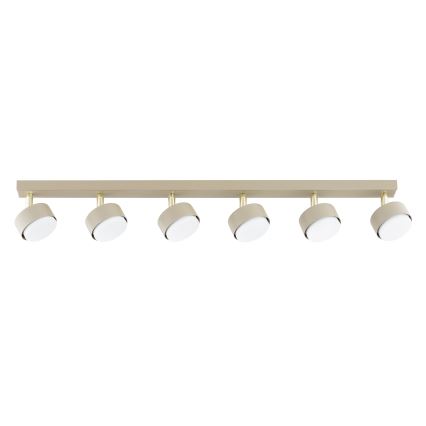 Brilagi - LED spotlámpa MONO 6xGX53/30W/230V bézs/arany
