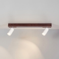 BRILAGI - LED spotlámpa SELE 2xGU10/30W/230V + LED/15W fehér/cseresznye dekor