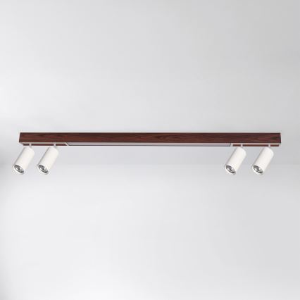 BRILAGI - LED spotlámpa SELE 4xGU10/30W/230V + LED/25W fehér/cseresznye dekor