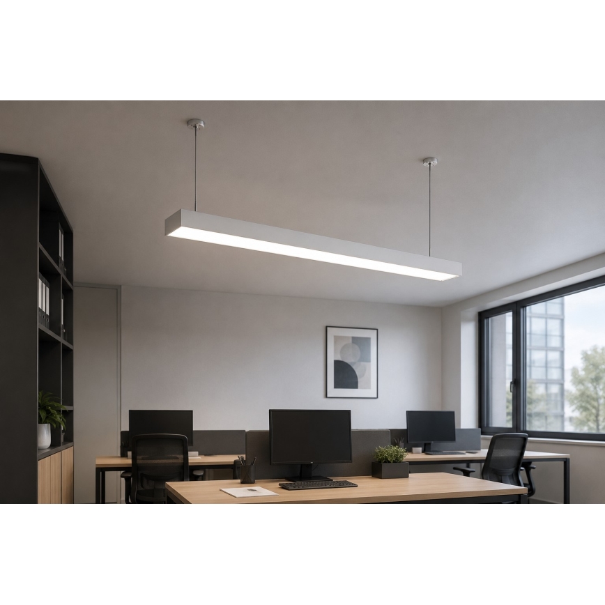 Brilagi - LED mennyezeti, felületre szerelhető és függesztett lámpatest SYNODICO LED/30W/230V 4000K fehér