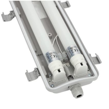 Brilagi - LED ipari porálló fénycsöves lámpatest OPTIMA T8 2xG13/18W/230V 6500K IP65 128 cm
