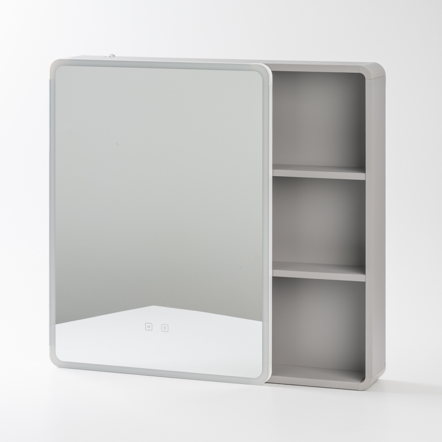 BRILAGI - LED tükörszekrény beépített világítással AVOLA SINGLE 75x70 cm