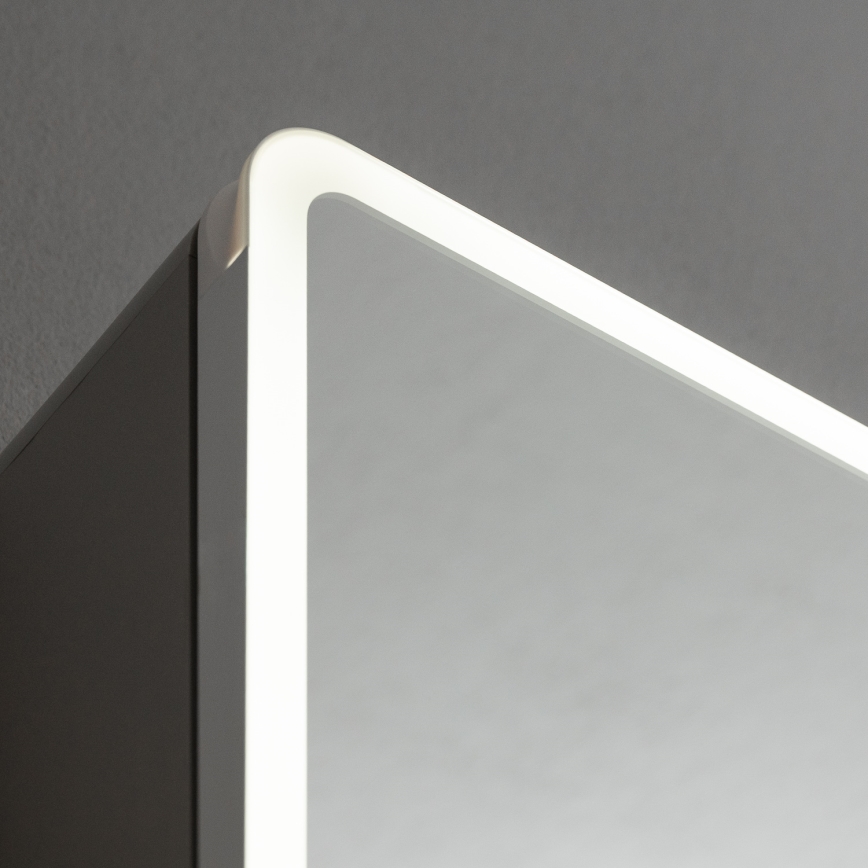 BRILAGI - LED tükörszekrény beépített világítással AVOLA SINGLE 75x70 cm