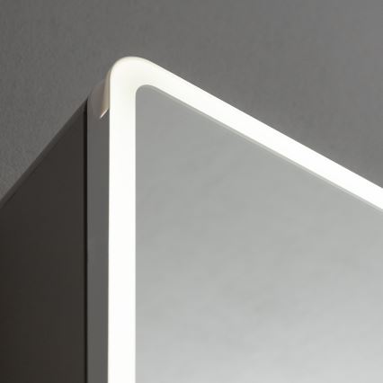 BRILAGI - LED tükörszekrény beépített világítással NOTO SINGLE 60x65 cm