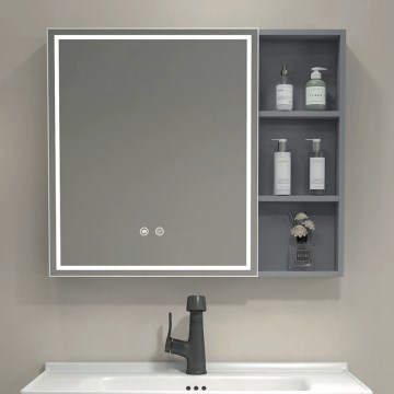 BRILAGI - LED tükörszekrény világítással NOTO SINGLE 60x65 cm